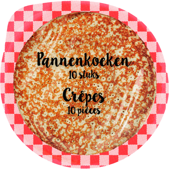 Foto van Pan-bake Pannenkoeken 10 stuks op witte achtergrond