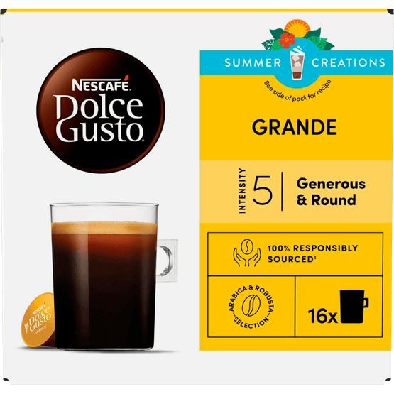 Foto van Nescafé Dolce gusto grande op witte achtergrond