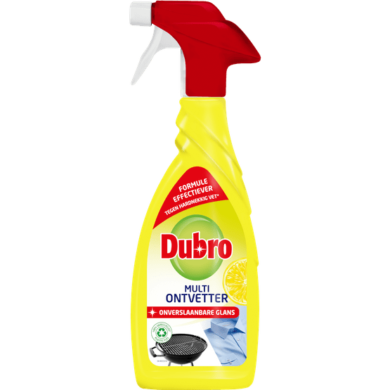 Foto van Dubro Multi ontvetter spray op witte achtergrond