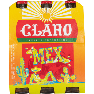 Claro Tequila flavoured 6x33 cl