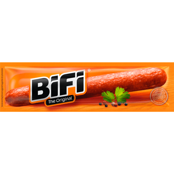 Foto van Bifi Original single op witte achtergrond