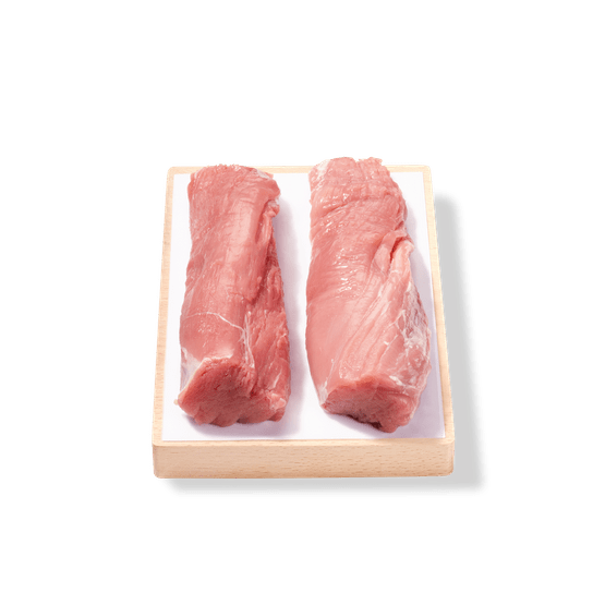 Foto van Vleeschmeesters Varkenshaas culinair naturel op witte achtergrond