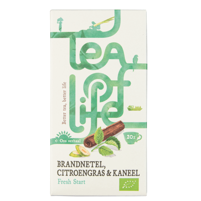 Tea of Life Fresh start brandn.citroengr kaneel 20 zk.