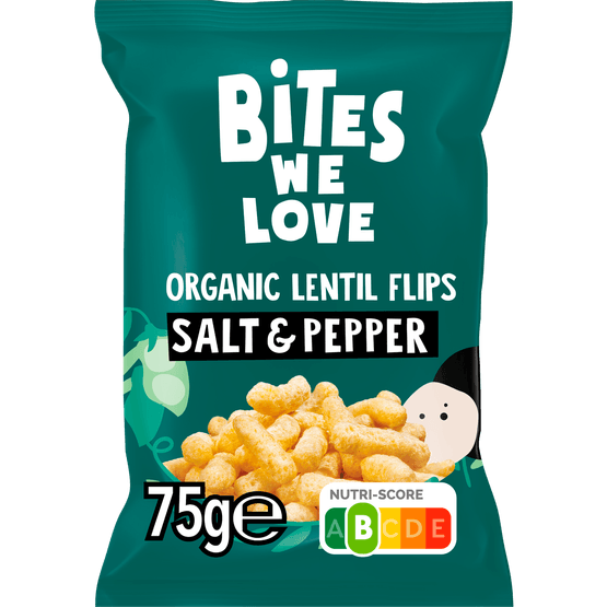 Foto van BitesWeLove Flipits salt & pepper op witte achtergrond