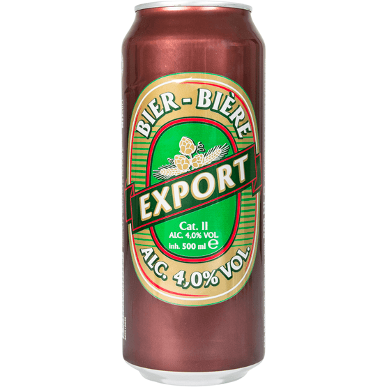 Foto van Export Bier op witte achtergrond