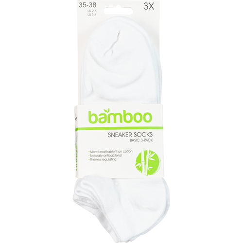 Foto van Non food Bamboo sneakersocks op witte achtergrond