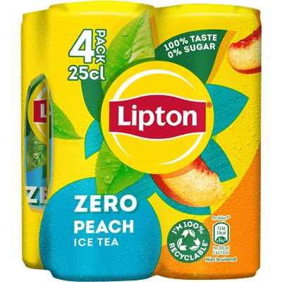Lipton Ice tea peach zero 4x25 cl