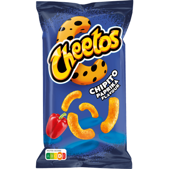 Foto van Cheetos Chipito paprika op witte achtergrond