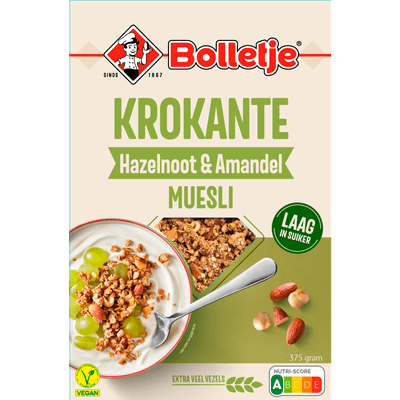 Bolletje Ontbijtgranen hazelnoot & amandel