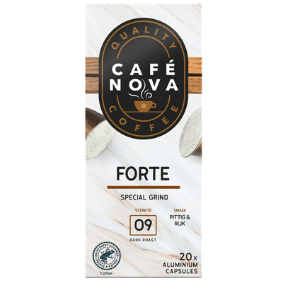 Cafe Nova Koffiecups espresso forte