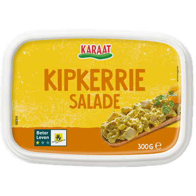 Karaat Kip-kerrie salade