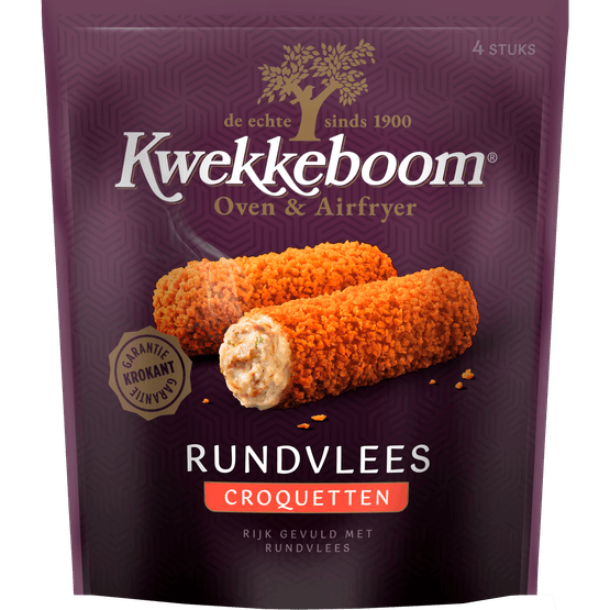 Foto van Kwekkeboom Oven croquetten 4 stuks op witte achtergrond