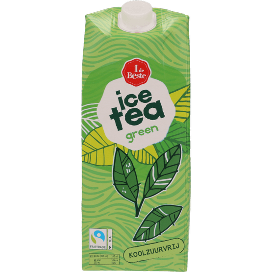 Foto van 1 de Beste Ice tea green op witte achtergrond