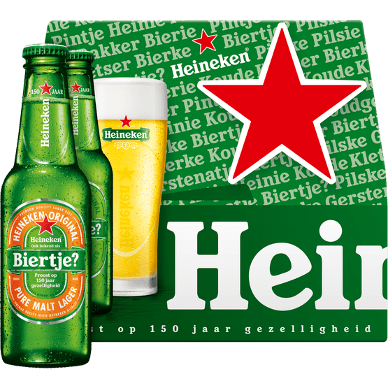 Foto van Heineken Mono pilsener twist-off op witte achtergrond