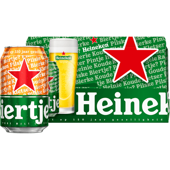 Foto van Heineken Pilsener 6x33 cl op witte achtergrond