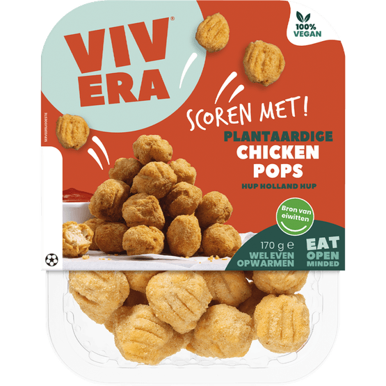 Foto van Vivera Chicken pops 170 gram op witte achtergrond