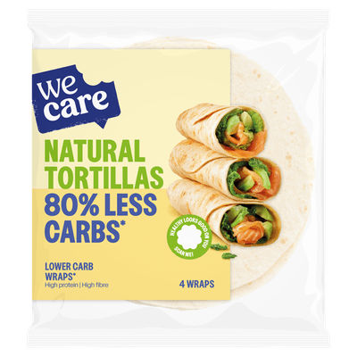 Wecare Tortillas natural lower carb