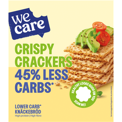 Wecare Crackers lower carb crispy