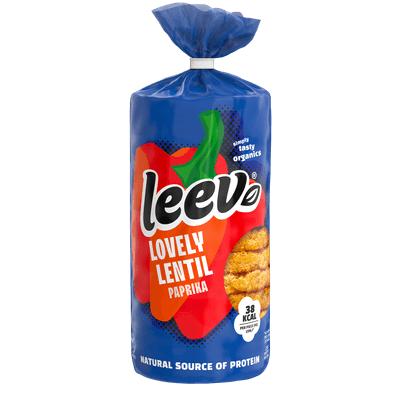 Leev Bio lentil wafels paprika