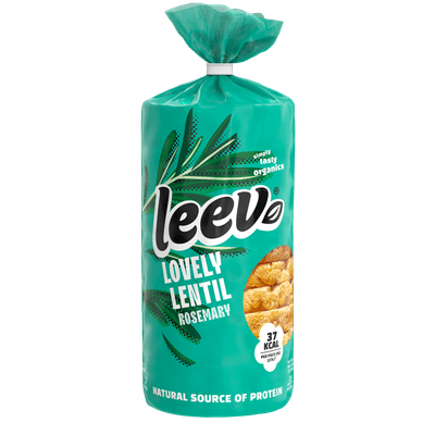 Leev Bio lentil wafels rosemary