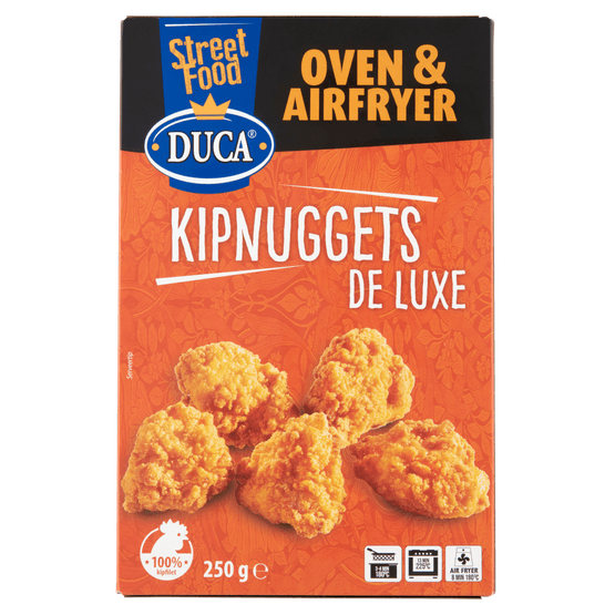 Foto van Duca Kipnuggets deluxe op witte achtergrond