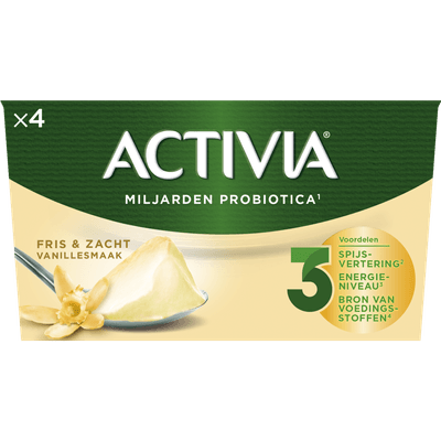 Activia Yoghurt vanille 4 st.