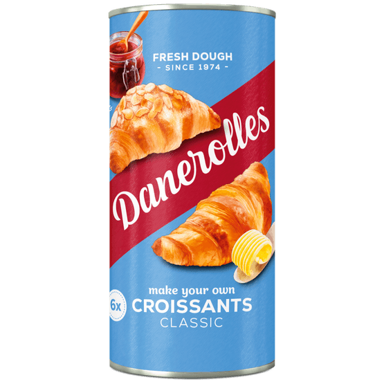 Foto van Danerolles Croissants 6 stuks op witte achtergrond