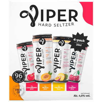 Viper Hard seltzer 4x330 ml