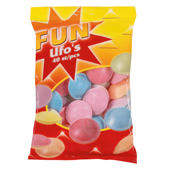 Foto van Fun Ufo citric poeder 40 stuks op witte achtergrond