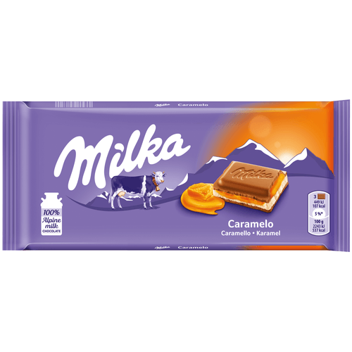 Aan vervangen spuiten Milka Chocoladereep caramel | Dirk