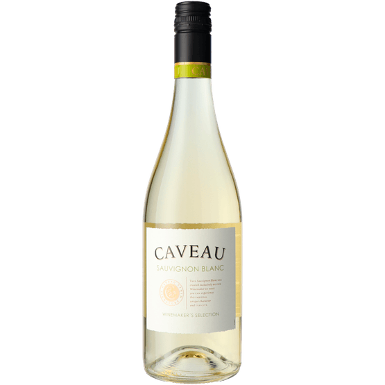 Foto van Caveau Sauvignon blanc op witte achtergrond