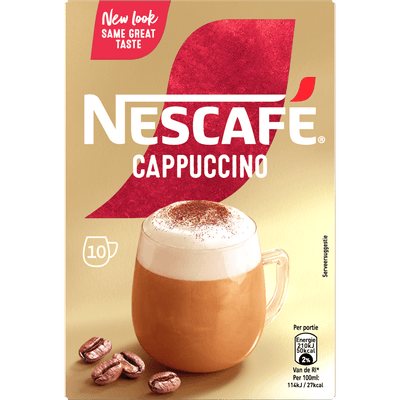 Nescafé Oploskoffie cappuccino 10 koppen