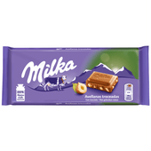 Milka Chocoladereep gebroken noten