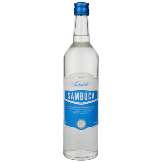 Foto van Sambuca op witte achtergrond