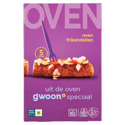 G'woon Oven frikandellen 5 stuks