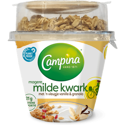 Campina Milde kwark vanille & granola