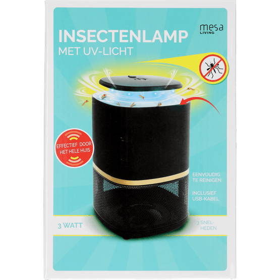 Foto van Mesa Living insectenlamp op witte achtergrond