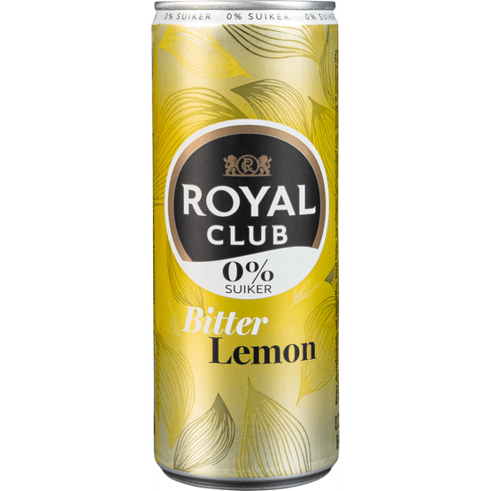 Foto van Royal Club Bitter lemon 0% op witte achtergrond