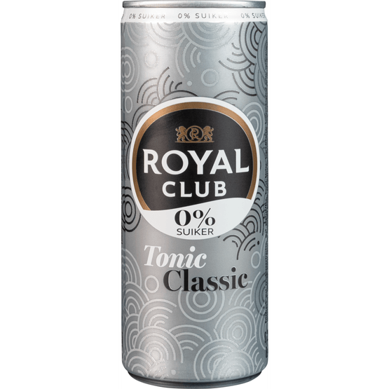 Foto van Royal Club Tonic 0% 4x25 cl op witte achtergrond