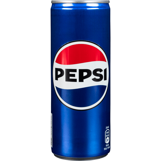 Foto van Pepsi Regular 4x25 cl op witte achtergrond