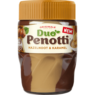 Penotti Duopasta hazelnoot-karamel