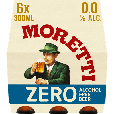 Birra Moretti Alcoholvrij bier zero 6x30cl