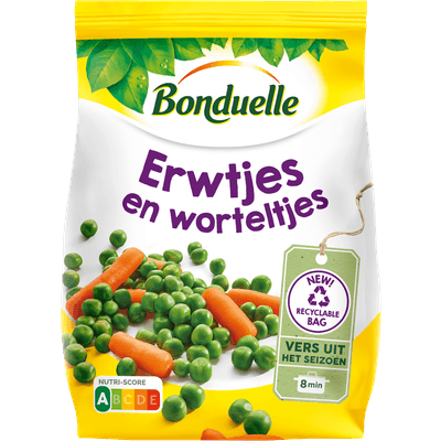 Bonduelle Erwtjes en worteltjes