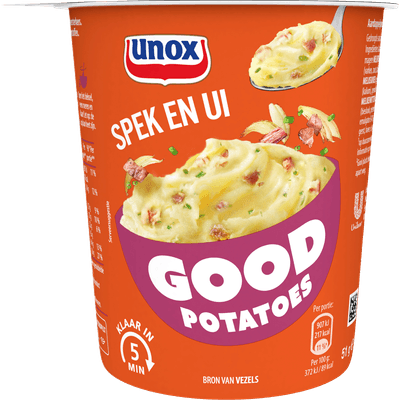 Unox Good potatoes spek met ui