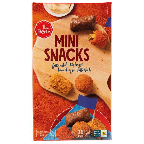 Foto van 1 de Beste Mini snacks op witte achtergrond