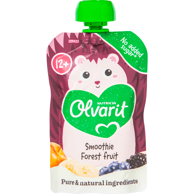 Olvarit Knijpfruit 12+ Maanden Smoothie Bosvruchten