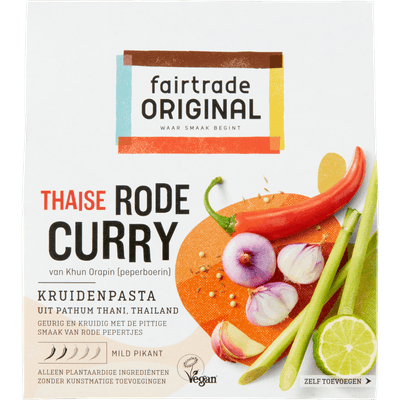 Fairtrade Kruidenpasta rode curry