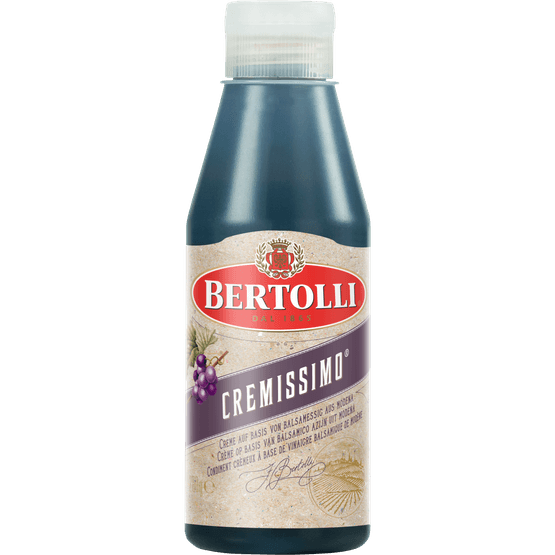 Foto van Bertolli Crema di balsamico op witte achtergrond