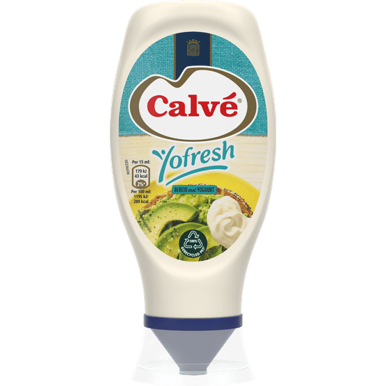 Foto van Calvé Mayonaise yofresh op witte achtergrond