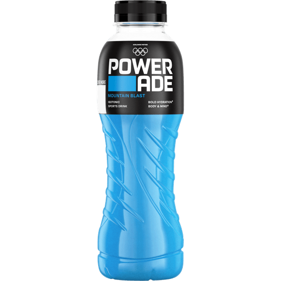 Foto van Powerade Moutain blast op witte achtergrond